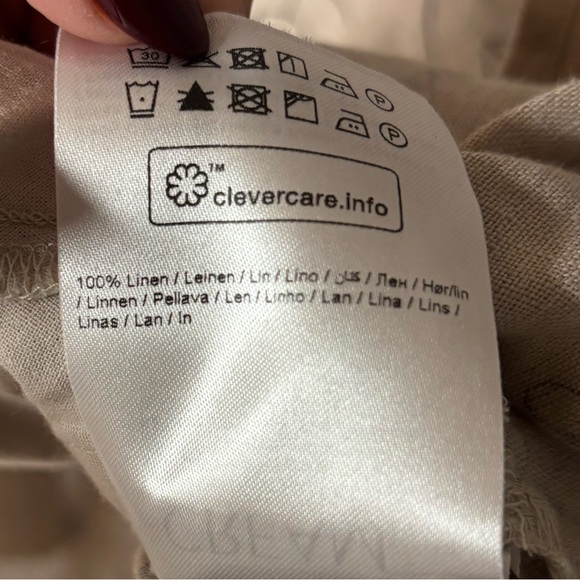 Elegant Cream Printed Dress - Picture 5 of 7